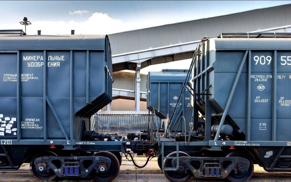 Национальная транспортная компания в первом квартале увеличила объем перевозок минеральных удобрений на 6,2%